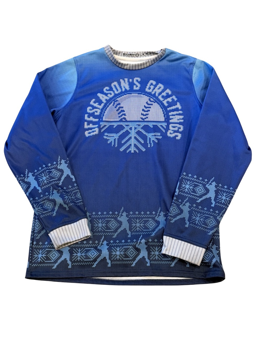 Boombah | Men’s 'OffSeason's Greetings' Baseball-Themed Shirt | M